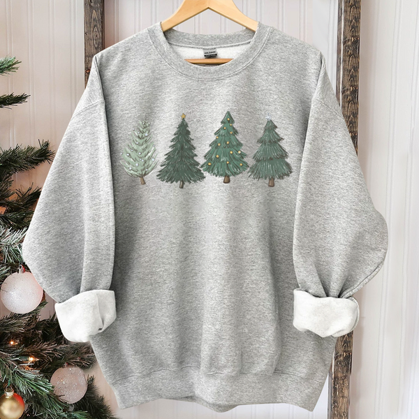 Grey christmas sweatshirt sale