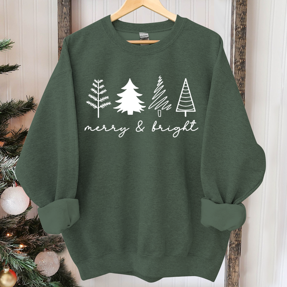 Christmas Tree Sweatshirt, Womens Christmas Sweatshirt, Christmas Swea