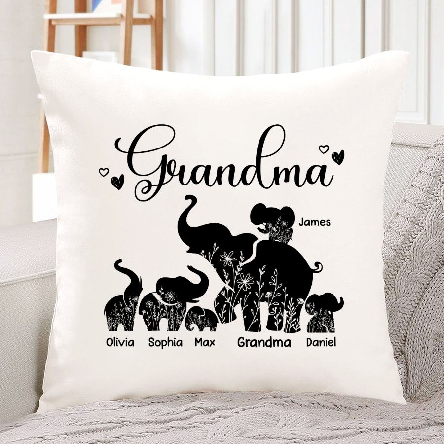 elephant decorative pillow