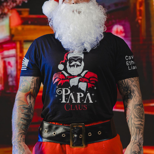 papa claus t shirt