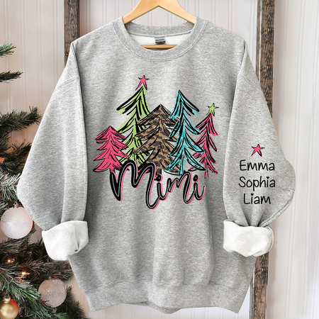 Leopard christmas tree discount sweatshirt