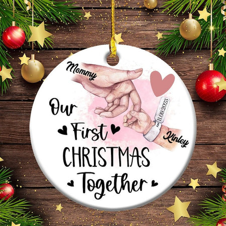 First Christmas as Mom and Dad - Personalized Christmas Gifts