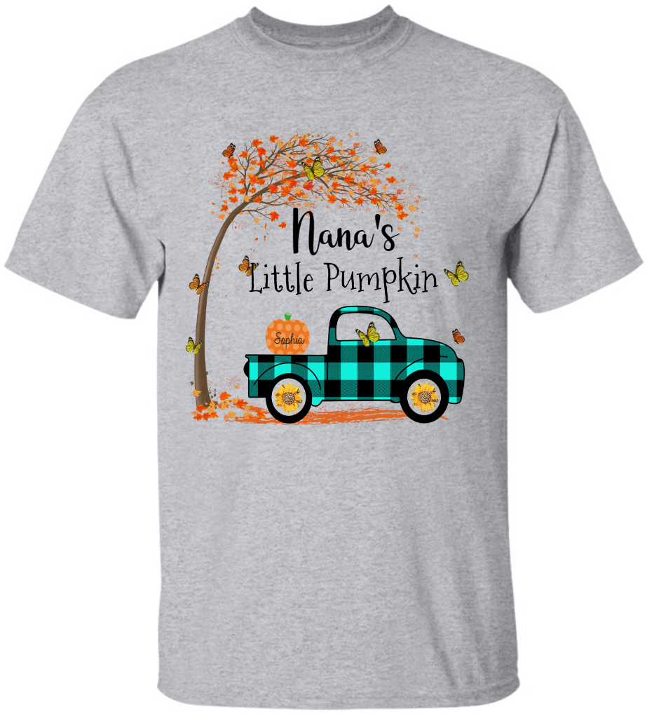 Nana Little Pumpkin And Kids T-Shirt