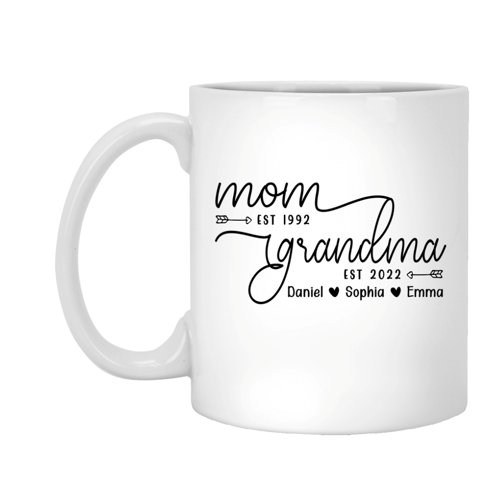 Custom Year Mom Est. Mug