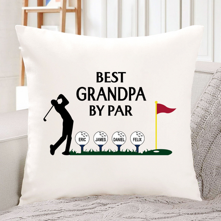 Best Grandpa By Par Golf Sign, Christmas Golf Gift For Grandpa,  Personalized Papa Golf Gift, Gift For Grandpa With Custom Kids Names - Best  Personalized Gifts For Everyone