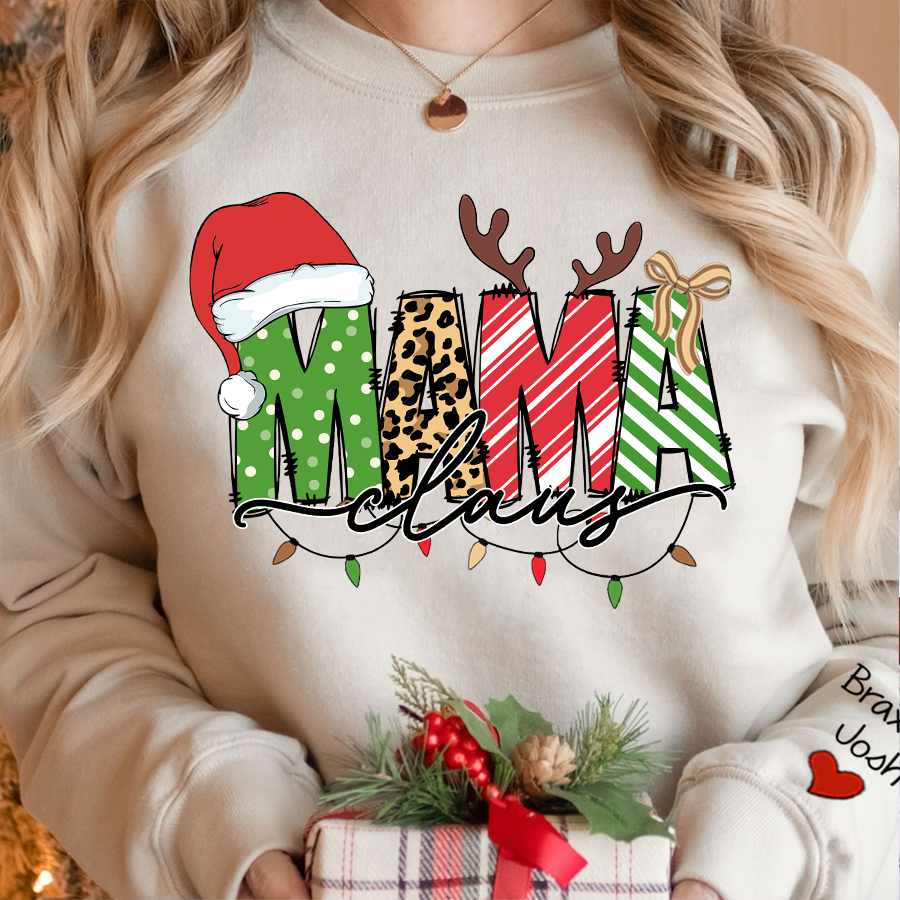 Gingerbread Cookie Grandma Shirt, order Personalized Grandma shirt, Grandma Sweatshirt, Grandma Valentine Gift, Mimi, Nana, Gigi