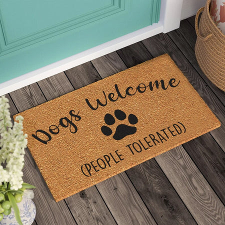 Shoes Paw Dog Print Doormat, Dog Paw Pet Doormat, Housewarming